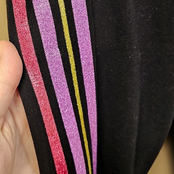 Torrid Premium Leggings Multicolor Side Stripe Black size 1 - Picture 2 of 4